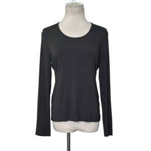 Vestimenta brown chocolate long sleeves fitted top size 44 - US M